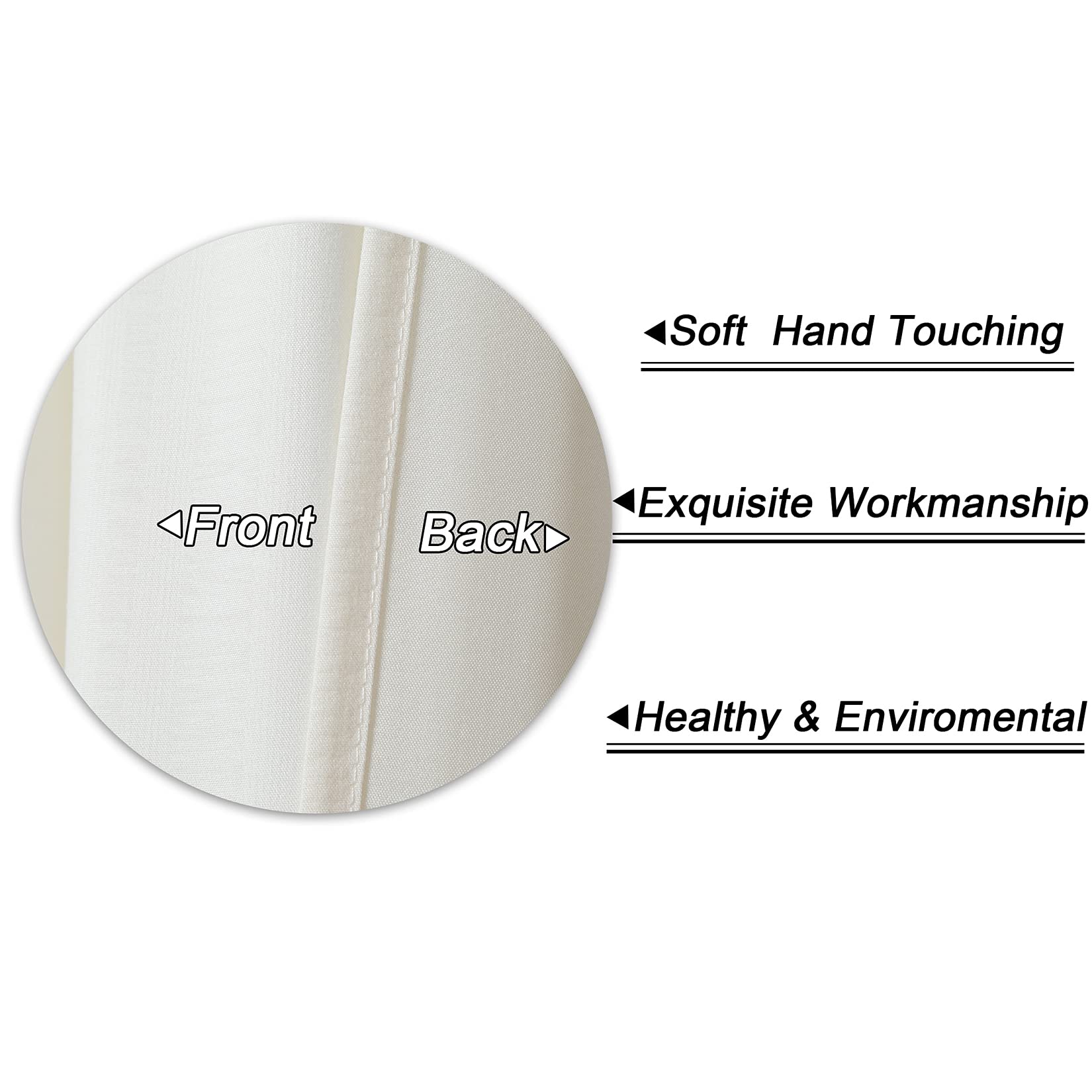 Rideaux courts imperméables Garvee pour café, en PVC, pour cuisine et salle de bain, 2 x 30 x 91,4 cm, semi-transparents, texture en relief