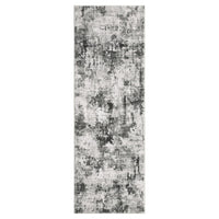 Tapis Garvee moderne lavable, antidérapant, doux et pliable, pour salon et chambre, gris, 240 x 340 cm