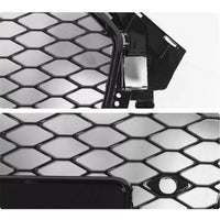 Grille de pare-chocs avant Garvee en nid d'abeille pour Audi A4 B8PA 2013-2016, robuste, ajustement parfait, en plastique, sans logo, modèle européen