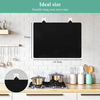 Revêtement en caoutchouc pour plaque à induction Garvee – Résistant aux rayures et antidérapant, tapis de protection épais pour la cuisine, protège votre surface de cuisson.