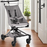 Poussette légère Garvee – Compacte et pliable avec nacelle, grise, 47 × 45 × 49 cm pour les voyages