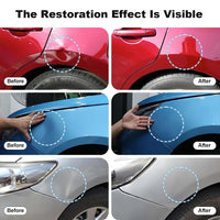 Kit de débosselage sans peinture Garvee 2 en 1, outil de débosselage en acier inoxydable pour réparation automobile, bricolage, polyvalent, noir
