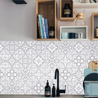Garvee Lot de 24 stickers vinyle vintage imperméables en PVC, autocollants décoratifs pour cuisine, salle de bain et maison, modèle ET241