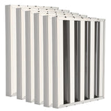 Garvee Filtre De Hotte Commerciale En Acier Inoxydable 430, 6 Rainures, Poignées, 49,5 x 49,5 cm, Cuisine Professionnelle - System Default_2