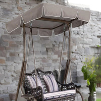 Housse de rechange Garvee pour fauteuil à bascule de jardin 3 places, 162 x 112 cm, imperméable et résistante aux déchirures, protection extérieure pour mobilier de jardin
