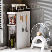 Étagère à épices Garvee à 3 niveaux avec tiroir, gain de place, robuste, pour la cuisine et la salle de bain, compacte et polyvalente