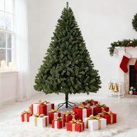 Sapin de Noël artificiel Garvee 180 cm – Épicéa de qualité supérieure, charnières métalliques, base pliable, gain de place