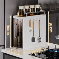 Étagère à épices Garvee à 3 niveaux avec tiroir, gain de place, robuste, pour la cuisine et la salle de bain, compacte et polyvalente