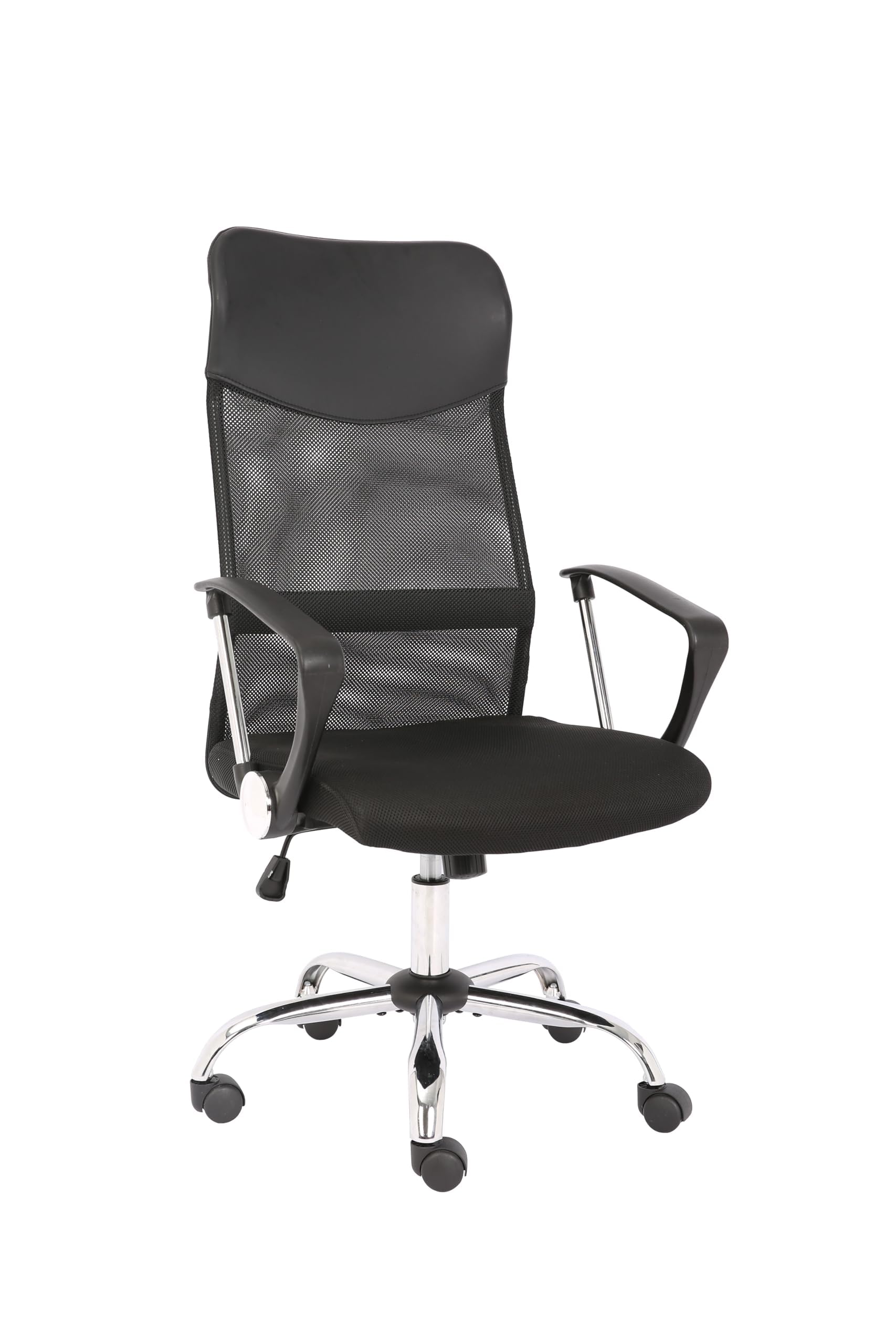 Chaise de bureau ergonomique Garvee avec soutien lombaire, appui-tête et accoudoirs réglables, idéale pour le bureau et le gaming. Hauteur réglable. Couleur : noire.