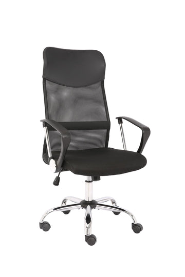 Chaise de bureau ergonomique Garvee avec soutien lombaire, appui-tête et accoudoirs réglables, idéale pour le bureau et le gaming. Hauteur réglable. Couleur : noire.