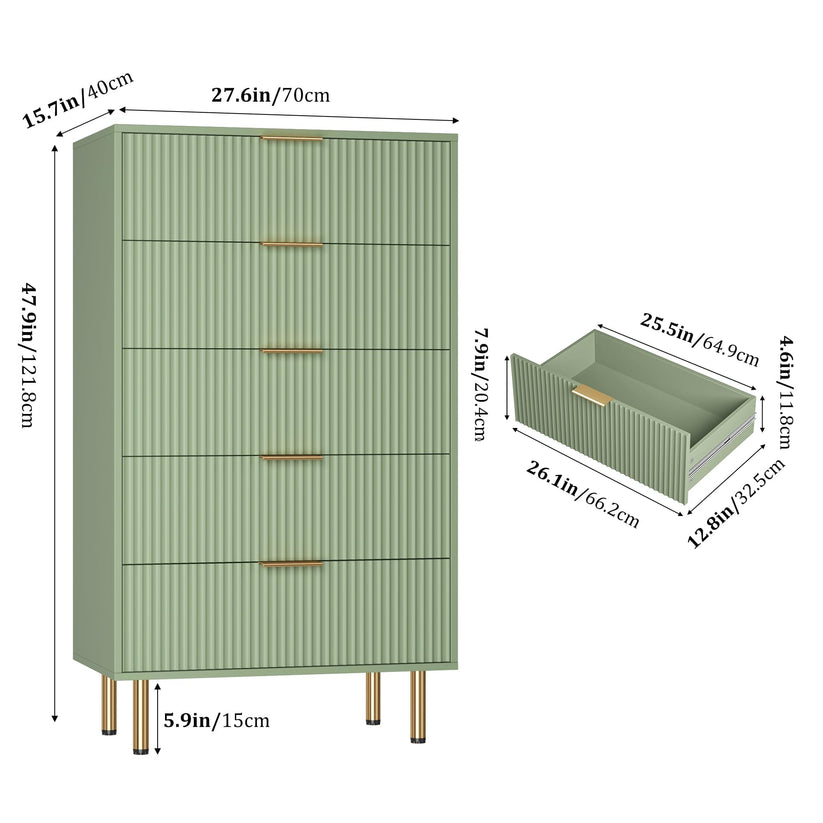 Commode dimensions détaillées
