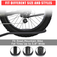 Porte-vélos Garvee 2 pouces pour attelage, 2 vélos, acier, inclinable, réfléchissant, robuste, pour SUV et camions, avec sangles de tension et verrou