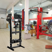 Presse hydraulique Garvee 6T, cadre en H, soupape de sécurité réglable en acier, atelier de métallurgie automobile