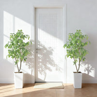 Arbre artificiel d'intérieur Garvee de 1,5 m, facile à nettoyer, durable, design réaliste, décoration polyvalente, vert