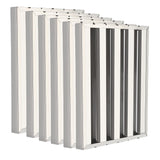 Garvee Filtre De Hotte Commerciale 430 Acier Inoxydable 5 Rainures Haute Performance Durable 49,5 x 39,4 cm Cuisine Professionnelle - System Default_1