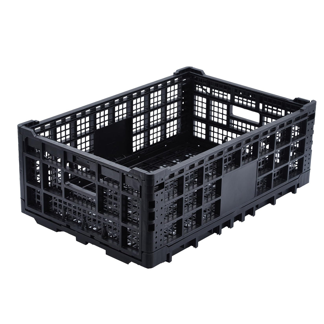 Garvee boîte à lait pliable 52 L, polypropylène robuste, empilable, idéale pour le garage, la cuisine ou le bureau. légère et portable