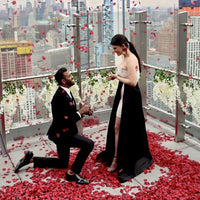 Garvee 5000 pétales de rose artificiels rouges, doux et soyeux, réutilisables, pour mariage et Saint-Valentin