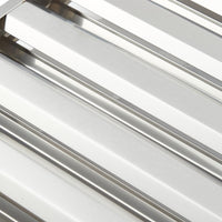 Filtres de hotte commerciale Garvee 19,5 x 24,5 pouces, acier inoxydable 430, déflecteur à 5 rainures, pour cuisines de restaurant, ignifugés