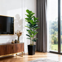 Arbre artificiel d'intérieur Garvee de 1,5 m, design réaliste, sans entretien, idéal pour la maison et le bureau, écologique