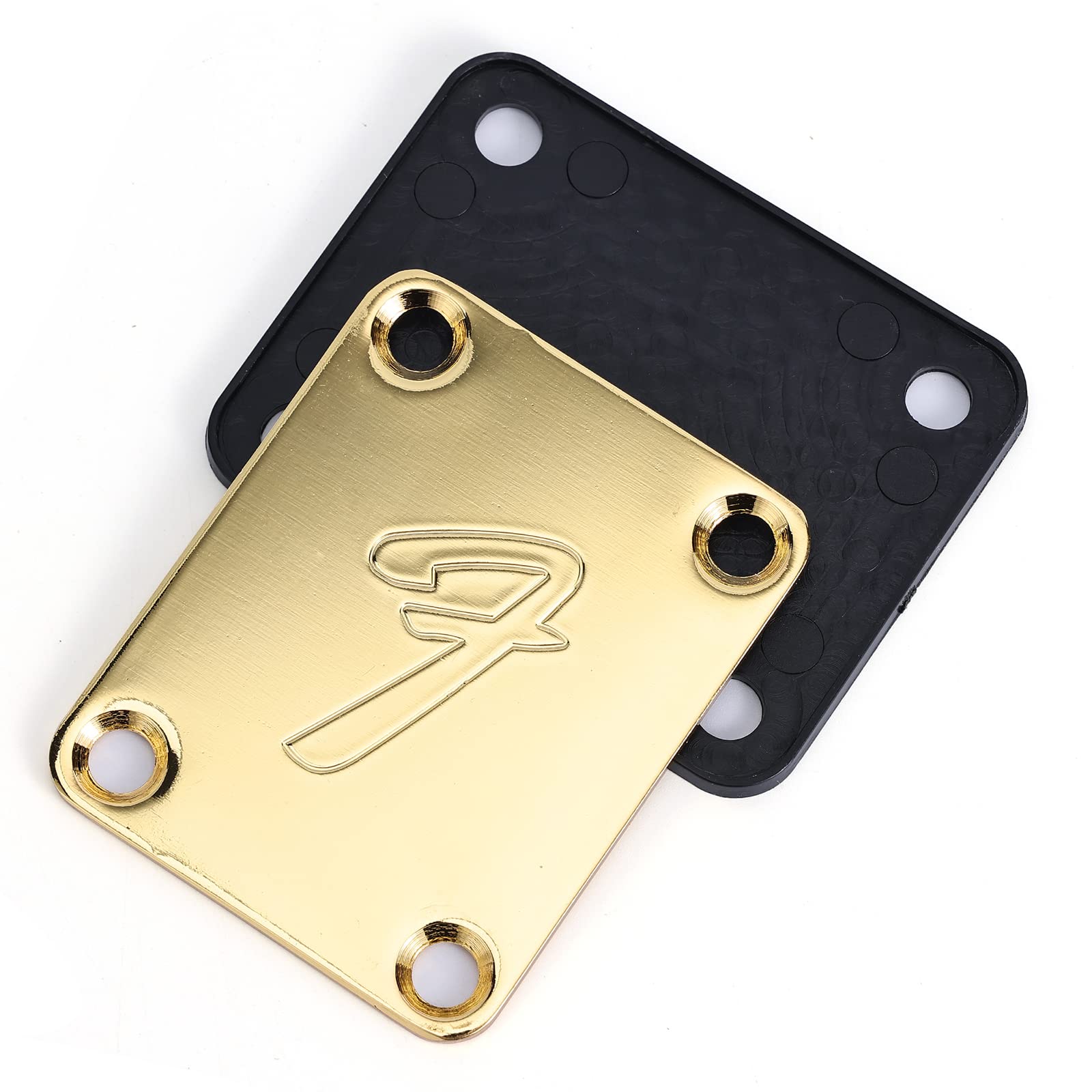 Plaques de protection pour manche de guitare électrique Garvee, vis de protection style vintage, dorées, pour guitares et basses, performances scéniques
