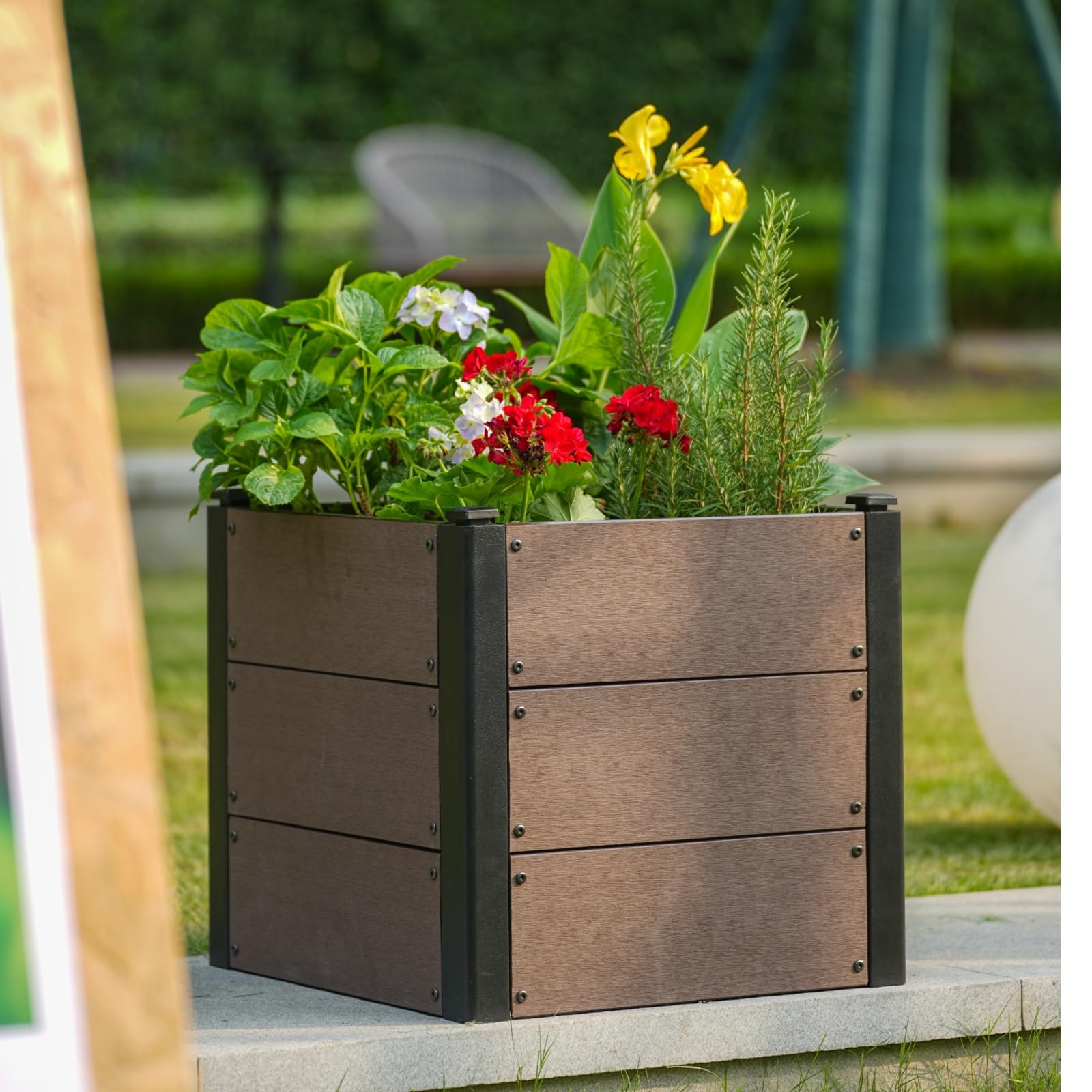 Bac potager stable pour jardin terrasse et cour