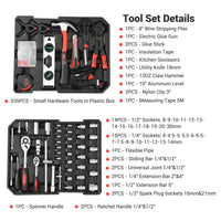 Coffret à outils Garvee 800 pièces – acier au chrome-vanadium, chariot à roulettes, idéal pour la maison, le bricolage et l'atelier