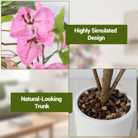 Arbres artificiels Garvee, lot de 2, plantes d'intérieur réalistes, faciles d'entretien, durables, pour la maison et le bureau, verts