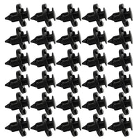 Garvee Kit de 30 clips de réparation automobile universels en plastique de 8 mm pour pare-chocs et ailes