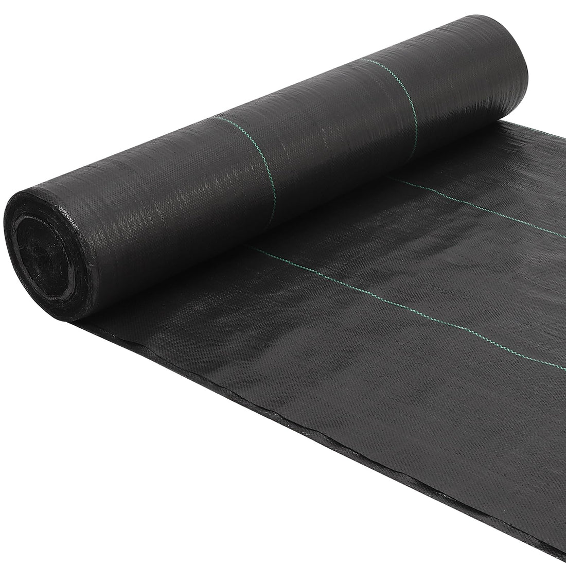 Toile de paillage Garvee 5 pi x 330 pi, tissu robuste pour jardin et allée, noir, haute perméabilité