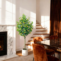 Arbre artificiel Garvee de 1,5 m (5 pi) pour intérieur, design réaliste, sans entretien, polyvalent pour la maison et le bureau, écologique