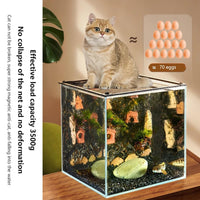 GARVEE Couvercle d'aquarium 30 x 20 cm, filet anti-ressort, accessoire de rechange transparent pour la protection des poissons