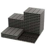 Garvee 27-lot Dalles de Terrasse Plastique 30,5 x 30,5 cm, Imperméables, Drainage Efficace, Haute Densité, Installation Sans Outils, Résistantes UV