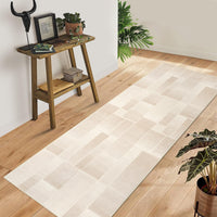 Garvee Waschbarer Teppich mit Niedrigem Flor 80 x 150 cm Beige Rutschfester Moderner Teppich für Wohnzimmer Schlafzimmer Küche