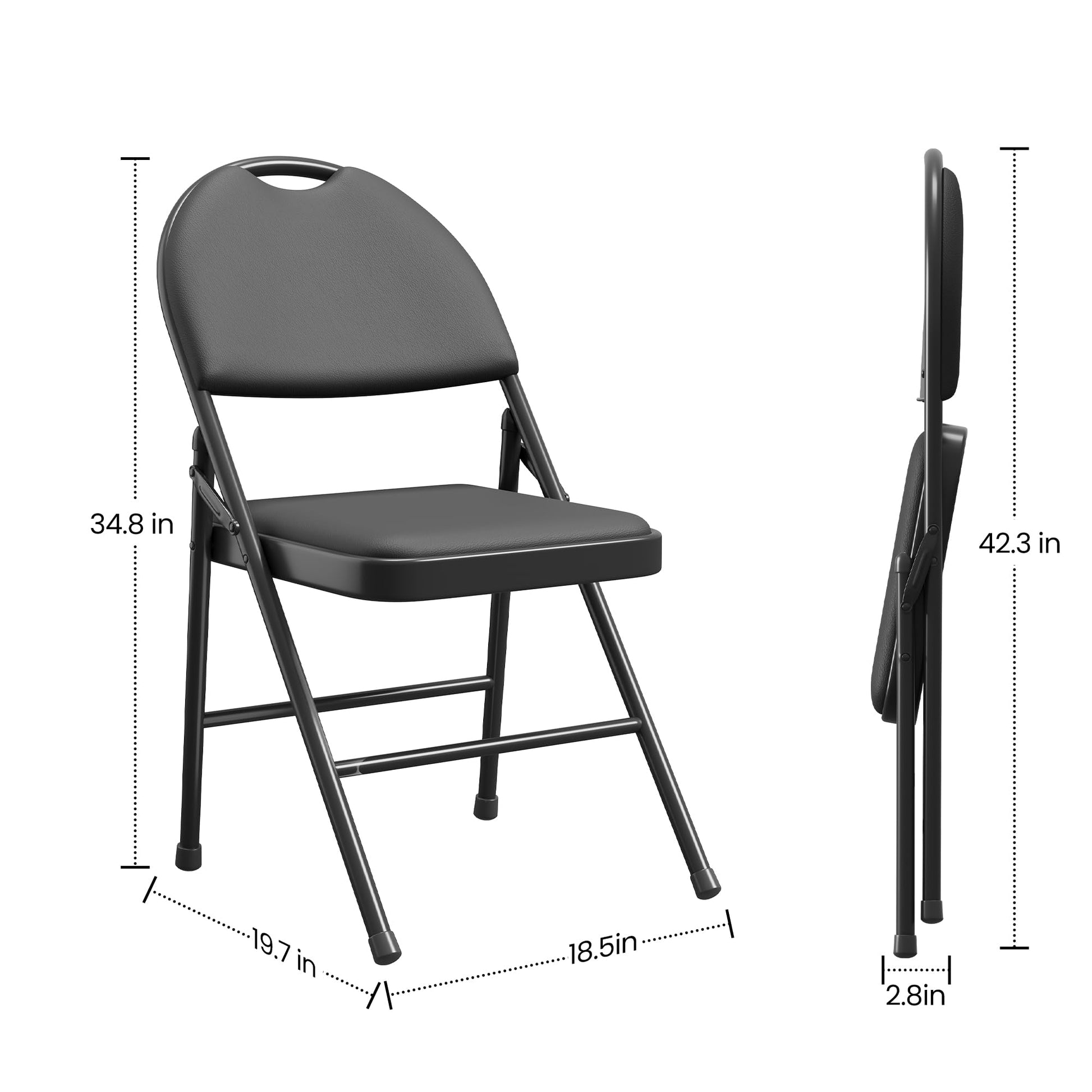 Table de salle à manger Garvee pour 2 personnes avec 2 chaises rembourrées, ensemble carré vintage, plateau en MDF, structure métallique robuste, cuisine et salle à manger, gain de place