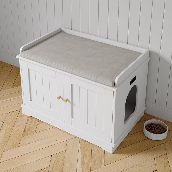 Dimensions meuble cache litière 80cm volume intérieur spacieux