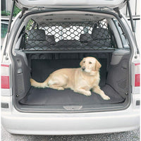 GARVEE Filet de séparation de coffre pratique pour animaux de compagnie, barrière de sécurité pour chien en voiture, 120 x 70 cm, noir
