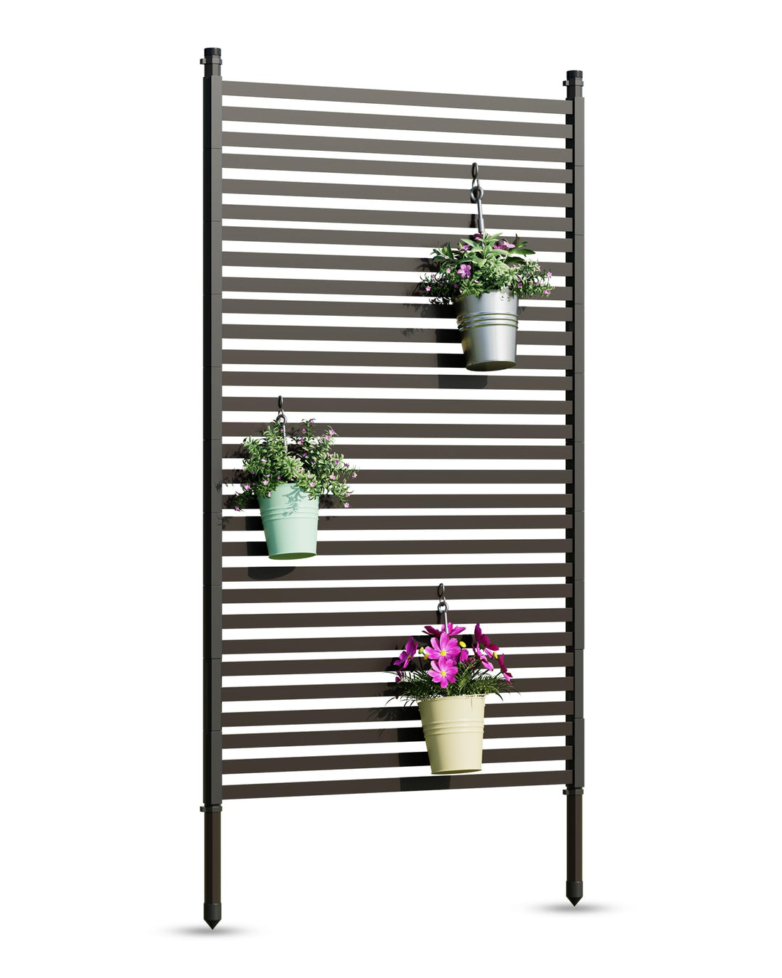 Paravent d'extérieur Garvee avec support 35 x 70 pouces, résistant aux intempéries, idéal pour clôtures, équipements de piscine et autres besoins de jardinage.