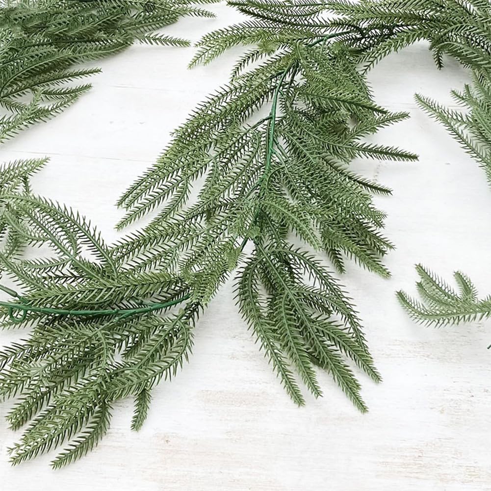 Décoration de Noël en pin GARVEE, 200 cm, vert réaliste, en PVC durable, pour la maison, les mariages et Noël
