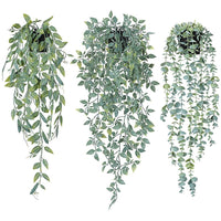 Couronne d'eucalyptus artificiel Garvee 35 cm, feuilles vertes décoratives pour porte, mur, fenêtre, porche