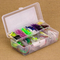 Coffret de pêche Garvee 301 pièces avec appâts, hameçons et coupe-fil pour la pêche au bar, à la truite et au saumon.