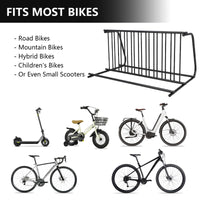 Porte-vélos Garvee, lot de 10, acier thermolaqué, pour garages et événements, 155 cm, robuste et résistant aux intempéries