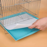 Papier pour cages à oiseaux Garvee, 100 feuilles, absorbant, découpable, pour cages à oiseaux, 22 x 15 cm / 27 x 20 cm / 31 x 25 cm, matériau à base de bois, écologique
