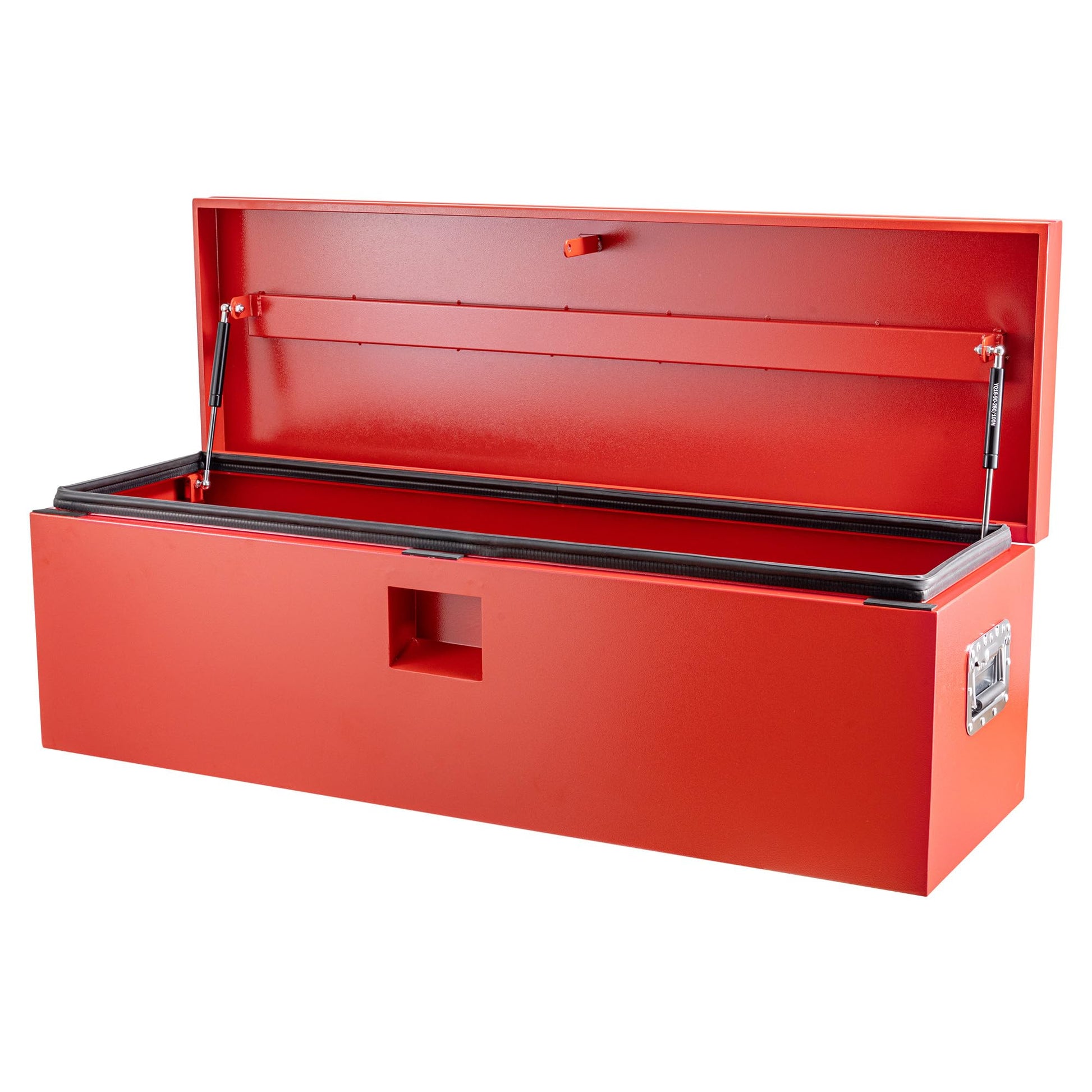Garvee Coffre à Outils en Fer MHL 38 × 38 × 61 cm, Double Couvercle, Serrure Antichoc, Montage Universel Camion, Rouge