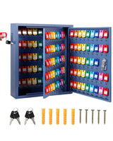 Garvee Organisateur de Clés 150 Pcs Coffret mural en Acier Bleu pour Bureau et Hôtel, Sécurisé et Durable
