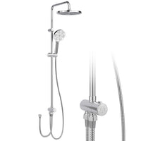Colonne de douche GARVEE Rain Shower sans accessoires chromés – Colonne de douche ronde en acier inoxydable 25 cm