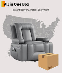 Fauteuil releveur électrique Garvee avec fonction chauffante et massante, réglable, revêtement en similicuir, pour seniors et personnes à mobilité réduite, 98 x 95 x 103 cm, noir