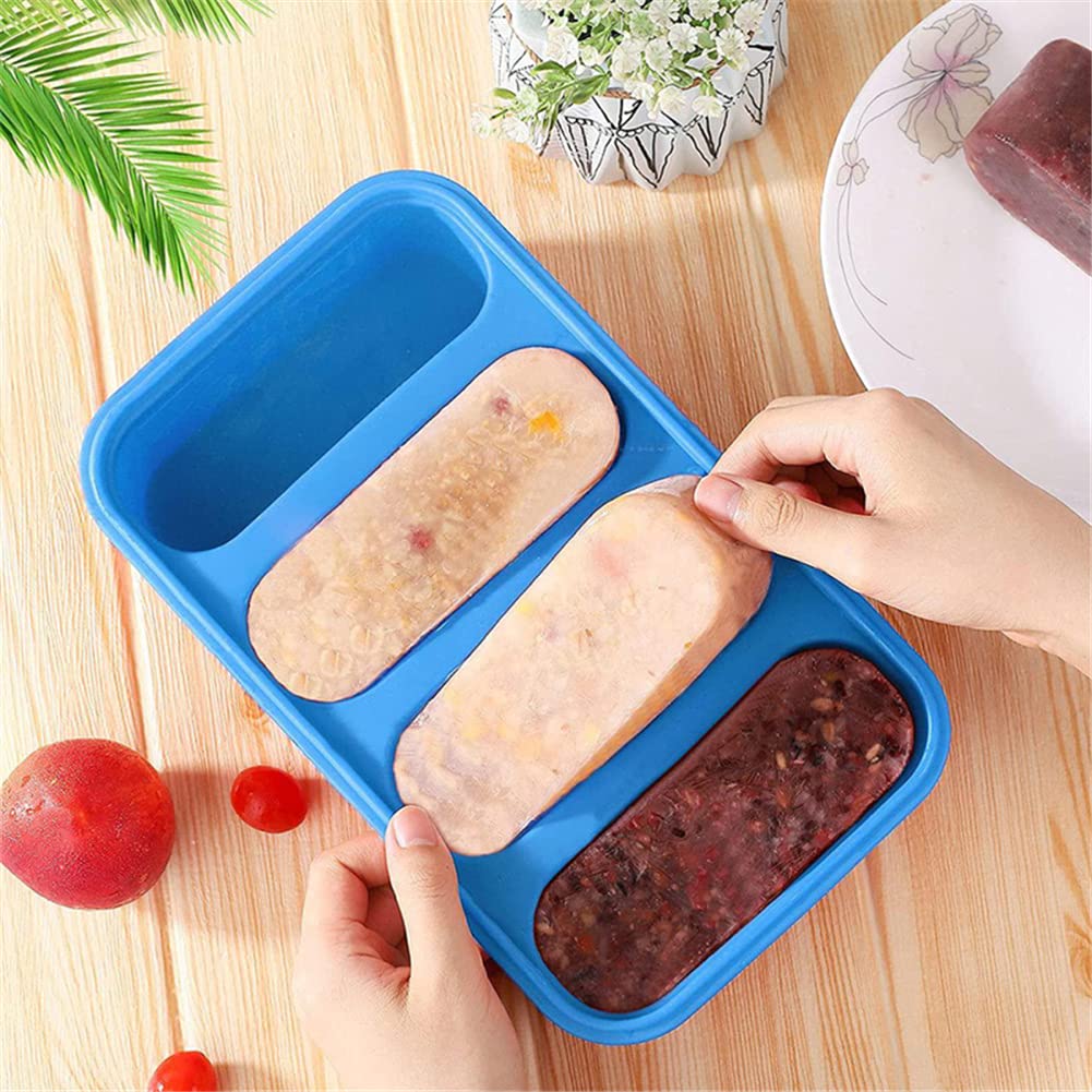 Conteneur de congélation en silicone Garvee pour aliments pour bébé avec couvercle, 4 compartiments, sans BPA, flexible, compatible lave-vaisselle, pour aliments pour bébé et glaçons, 250 ml, transparent