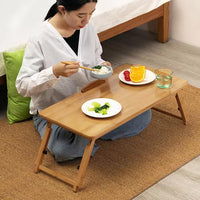 Plateau pour ordinateur portable Garvee en bambou, réglable en angle et en hauteur, pliable, écologique, pour lit et canapé, léger et polyvalent.