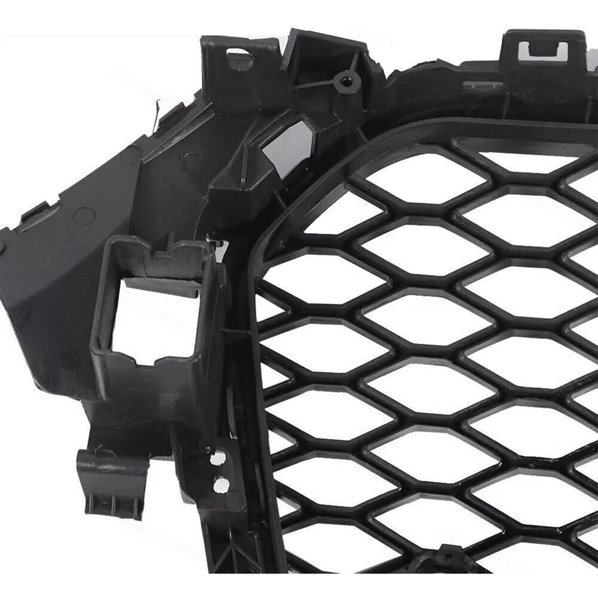 Grille de pare-chocs avant Garvee en nid d'abeille pour Audi A4 B8PA 2013-2016, robuste, ajustement parfait, en plastique, sans logo, modèle européen