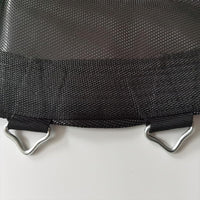 Tapis de rechange pour trampoline Garvee, rond de 2,44 m (8 pieds), imperméable, résistant aux UV, tapis de saut à ressorts de sécurité avec 48 boucles, anneaux en V, coussinets à crochets et boucles